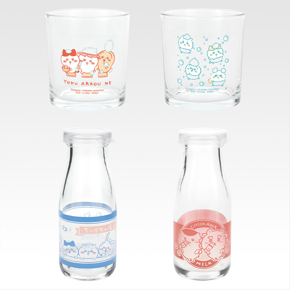 沐浴後玻璃杯