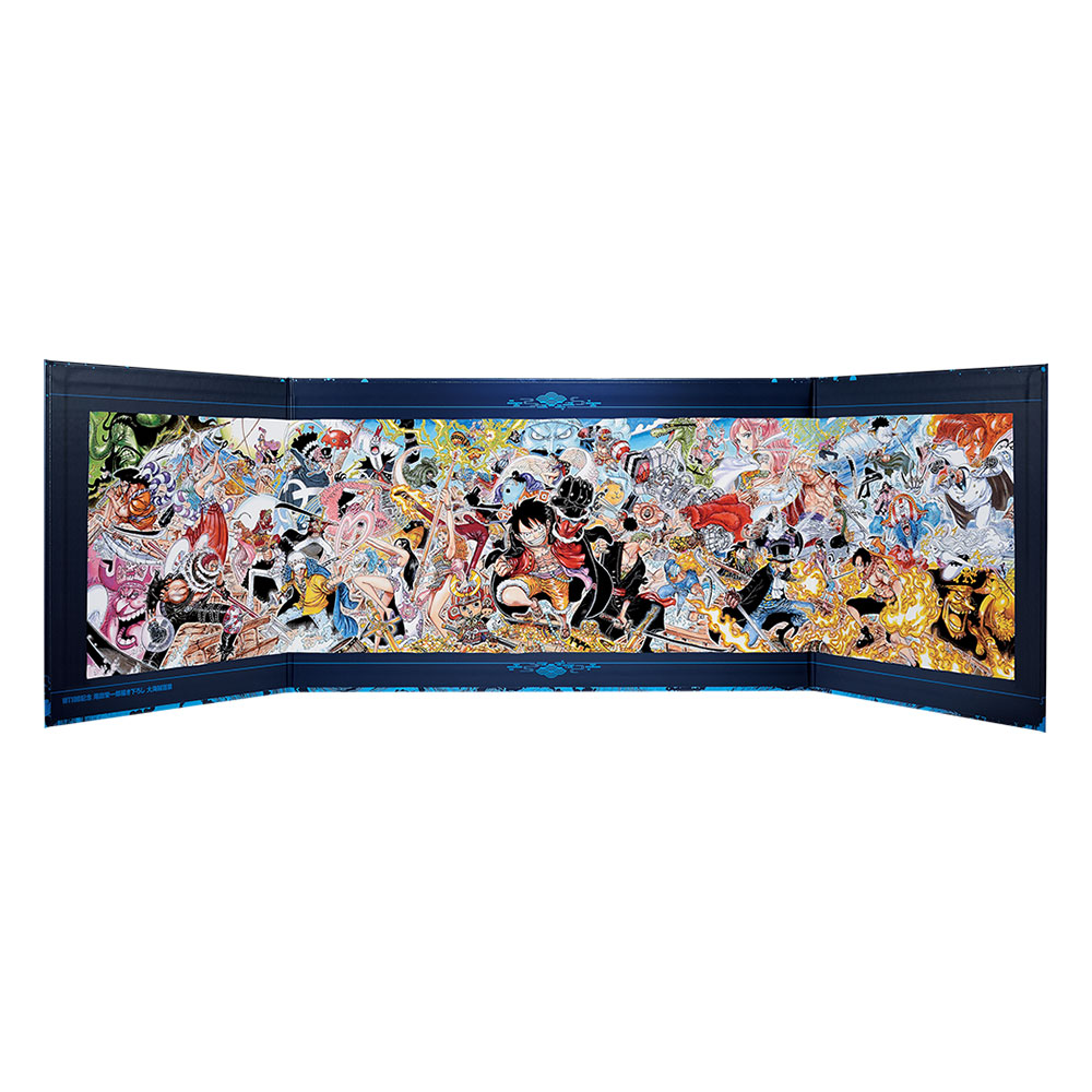 雙頁展開視覺展示板 『WT100紀念 尾田榮一郎全新繪製 大海賊百景』